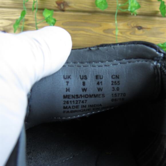 Clarks Men's Soft Cushion Loafer Black Leather‎ Size 8 Wide Used 2025 - Picture 5 of 7